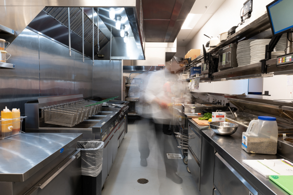 Boston's Pizza Restaurant and Sports Bar Franchise kitchen