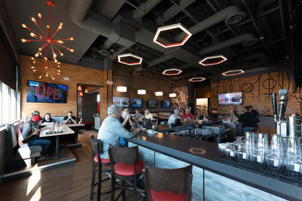 Boston's Pizza Restaurant and Sports Bar Franchise interior